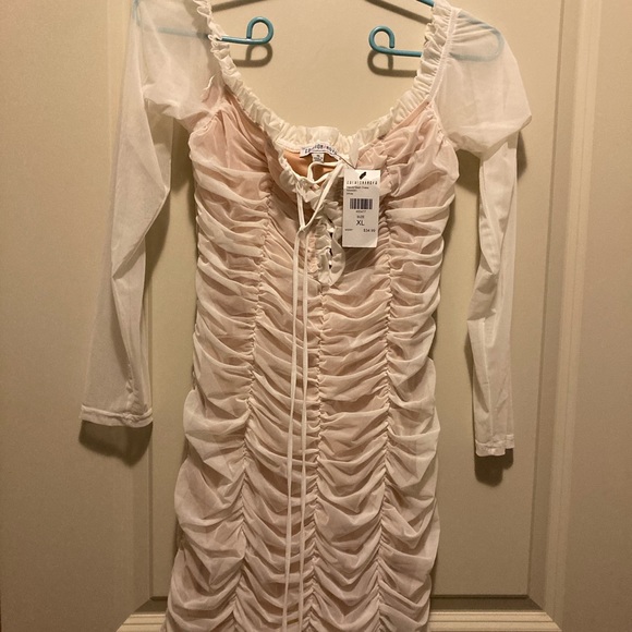 Fashion Nova Maura Mesh Dress New with Tags - Picture 2 of 4